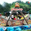 Equipamento de diversão mini navio pirata instalações de diversão infantil internas equipamento de diversão pai-filho navio pirata