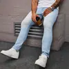 2026 Comércio Exterior Europeu e Americano Verão Masculino Hip-Hop Estilo de Rua Jeans Slim Fit Americano Versátil Calça Skinny Lavada em Estoque
