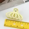 Presilha de Cabelo Elegante com Design de Coração Fosco Transfronteiriço, Novo Estilo para Mulheres, Presilha de Tubarão na Parte de Trás da Cabeça, Grampo de Cabelo