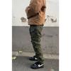 AUTICUP American Army Bird Corte tridimensional Calças de corrida com vários bolsos, forradas com lã de outono e inverno, com três provas