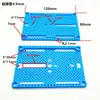 Placa Base de Plástico Poroso Tablero de Zócalo DIY Tech Making Tablero Cuadrado Tablero de Agujeros Octagonales Tablero Cuadrado Bloques de Construcción Tech Piezas