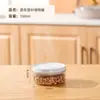 Frasco sellado con tapa botella vacía botella de plástico de grado alimenticio caja de almacenamiento de granos frasco de almacenamiento caja sellada frasco