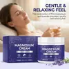 Creme de magnésio hidratante noturno, com ingredientes suaves para nutrir a pele, um creme de cuidado corporal diário, um novo produto para vendas transfronteiriças