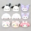 Acessórios de Resina Cabide Boneca Kuromi Clipe Urso Fofo Hello Kitty Patch DIY Caixa de Armazenamento Pacote de Material
