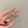 Novos Brincos de Bolsa com Agulha de Prata S925, Design Personalizado, Incrustados com Strass, para Mulheres, Celebridade da Internet, Luxo Leve de Alta Qualidade, Acessórios de Brinco Retro Francês