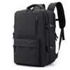 Mochila impermeable de lona de gran capacidad transfronteriza con compartimento para zapatos, bolsa de viaje con separación de húmedo y seco, bolsa funcional de aislamiento para gimnasio de corta distancia