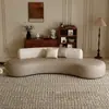 Sofá de Negociação para Área de Descanso de Salão de Beleza, Sofá Curvo para Loja de Roupas Pequena, Sofá de Lazer para Sala de Recepção, Área de Descanso