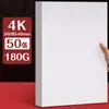 Cartão Branco Holandês Yuanhao Espesso Rígido 16Ka4/A3/8K/4K Especial para Caneta Marcadora Cartão Branco Branco 300g Pintado à Mão