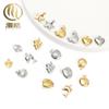Acessórios ocos de aço inoxidável colar pulseira acessórios em forma de coração estrela de cinco pontas golfinho DIY acessórios atacado