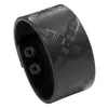 Pulsera de Hombre Estilo Punk de Moda Europea y Americana con Diseño Simple Creativo y Patrón Repujado Vintage Pulsera Ancha de Cuero
