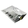Bolsa autosellante de papel de aluminio brillante bolsa sellada a prueba de luz aluminizada bolsa de embalaje para comida de gato y perro té snack papel de aluminio