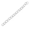 Pulseira Corrente de Cauda Longa 5,0 mm Banhada a Ouro 18K Corrente para Brincos Extensão de Corrente de Cauda Material DIY Feito à Mão Produto Semi-Acabado
