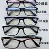 Tungsteno Titanio Acero Plástico Placa Marco Bisagra Metálica Moda Marco Tr90 Estudiante Miopía Marco para Gafas Venta al por Mayor