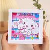 Enfeites de Pintura de Diamante, Adesivos de Desenho Animado DIY Fofos Feitos à Mão, Porta-Retratos de Acrílico, Pinturas Decorativas, Decorações para Quarto e Sala de Estar no Atacado