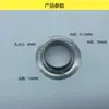 Brida de Acero Inoxidable Portatoallas de una Pieza Accesorios para Armario Soporte de Tubo Redondo Colgador de Ropa Fijo de Lujo Otros