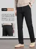 Nuevos Jeans de Alta Gama para Hombre de Primavera y Otoño, Pantalones Sueltos Rectos Negros y Grises, Pantalones de Negocios Otoño 2026 para Hombres de Mediana Edad