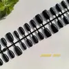 Puntas de Uñas de Colores Pre-Hechas Estilo Urbano, Uñas Portátiles Hechas a Mano con Degradado Difuminado, Fábrica de Productos Semi-Terminados de Arte para Uñas de Colores Premium de Alta Calidad