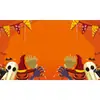 Tapiz de Calabaza de Halloween Transfronterizo Decoración de Pared para Dormitorio Sala de Estar Tela de Fondo Ambiente Festivo Decoración de Escenario Personalización