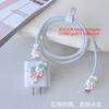Adecuado para Iphone16/15/14 Cable de Datos Original Cargador Cubierta Protectora Estándar Europeo Estándar Estadounidense Apple 20W