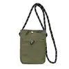2025 Nueva Bolsa para Teléfono Móvil para Mujer Bolso Cruzado de Lona Bolso de Hombro Cartera Vertical para Monedas Bolso Pequeño de Moda Versátil