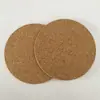 Posavasos y Vajilla Creativos de Corcho en Stock, Redondos y Cuadrados, Simples, Antideslizantes, Aislantes de Calor, para Uso Diario, Corcho Ecológico