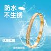 Pulsera para niñas de alta calidad, no se decolora, estilo ins, pulsera de acero inoxidable con diamantes, joyería de acero de titanio, venta al por mayor de joyería