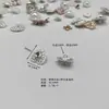 Directo del fabricante: Accesorios de joyería de aleación en forma de corazón con incrustaciones de diamantes Xili Mimi, incluyendo botones decorativos con base