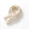 Cachecol Pequeno de Cashmere Estilo Torcido para Mulheres 2023 Novo Outono e Inverno Cor Sólida Estilo Coreano Tricô Espessado Cachecol Torcido