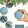 Amazon Transfronterizo Modelo Nuevo 8cm 12 Piezas Set de Bolas de Terciopelo Navideñas Decoración de Escena Simple Set de Regalo