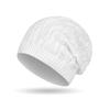 Otoño e Invierno Nuevo Gorro de Lana Baotou para Deportes al Aire Libre Hombres y Mujeres Protección para los Oídos Holgado que Muestra la Cara Gorro de Punto Suelto