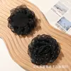 Moda INS estilo coreano borde deshilachado flores de lunares de organza accesorios para pinzas de pelo DIY adornos florales para vestidos