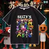 Nueva camiseta de manga corta para niños, top de manga corta, mercancía del juego Suzys Restaurant