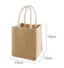 Bolsa de Sêmen em estoque Bolsa de Presente sem Estampa Bolsa de Almoço Bolsa de Juta Tecida para Pintura Manual Bolsa Publicitária Bolsa de Sêmen