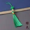 Marcador de página artesanal borla borla grampo de cabelo pingente borla vintage pequeno Nó Chinês Pingente de Borla loja de fábrica