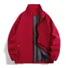 Chaqueta Fina de Estilo Nuevo de Primavera con Bloques de Color y Cuello Alto Ropa de Trabajo Abrigo de Negocios Letrero Bordado Personalizado en Stock