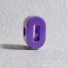 Novos blocos de construção alfanuméricos de fivela de sapato casual de acrílico com contas, acessórios de fivela de sapato artesanais faça você mesmo, atacado
