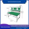 Bancada Anti-Estática Potente para Venda por Atacado de Fábrica com Gavetas Duplas e Luz, Mesa de Embalagem Multifuncional de Camada Dupla, Mesa de Trabalho de Laboratório