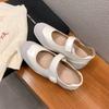 Zapatos Planos Mary Jane de Cuero Genuino Versátiles para Mujer, Aumentan 6 cm de Altura Interior, Nuevos de Moda Casual para Primavera y Verano, Zapatos de Ballet
