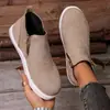 Zapatos casuales de talla grande para mujer transfronterizos para otoño e invierno, zapatos casuales de caña alta con doble cremallera para mujer transfronterizos europeos y americanos al por mayor
