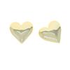 Aretes Brillantes en Forma de Corazón Diseño Nicho Aretes para Mujer Aretes Tridimensionales en Forma de Corazón Moda de Alta Gama Aretes Versátiles Joyería
