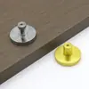 Venta Directa de Fábrica Tira de Aleación de Aluminio Mango Redondo Rayado Estilo Europeo Cajón Mesita de Noche Herrajes Muebles Manija Sólida de un Solo Agujero