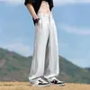 Personalizado/Primavera 2026 Nuevo Estilo Coreano Simple Pantalones de Hombre Caídos Sueltos Talla Grande Rectos Casuales HK9