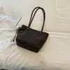 Bolsa tote estilosa e atraente de grande capacidade para trabalho e deslocamento, bolsa cesta casual para viagens, bolsa de balde trançada fashion