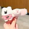 Lindo pasador de pinza para el pelo de oso de peluche con pico de pato, pinza para flequillo lateral, accesorio para el pelo, pasador, pasador