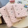 K-Style de Bolsa Forro para Tablet iPad con Linda Mariposa Pequeña Bordada Bolsa de Algodón para Laptop Cubierta Protectora