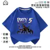 Camiseta de Manga Curta Poppy Playtime Prototype para Homens, Mulheres e Crianças, Roupa Camiseta Poppy Playtime Verão