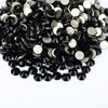 Taladro plano de vidrio con base dorada Wei Chen, taladro para uñas, decoración de fundas de teléfono móvil, accesorios para uñas DIY, joyería de diamantes de imitación
