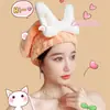 Nueva Gorra Secadora de Pelo de Princesa con Lazo para Mujer, Absorbente, Secado Rápido, Turbante Absorbente Espeso, Gorro de Baño sin Secador, Lindo