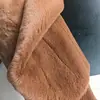 Tela de felpa de piel sintética de conejo rex engrosada tela de piel pelo de muñeca pantalla de fondo de mostrador hecho a mano diy