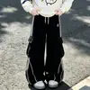 Conjunto Estilo Academia para Meninas 2026 Primavera/Outono Estudante Feminina Estilo Coreano Hoodie Solto com Gola Polo Manga Longa Calça Longa Conjunto de Duas Peças